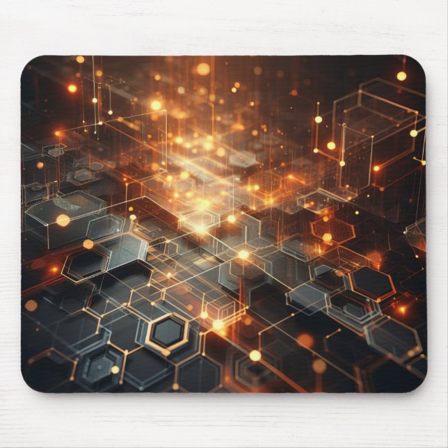 Tapis De Souris Vision Technico-Organique : Conceptions Futuristes (Devant)