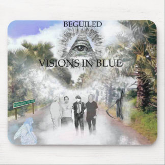 Tapis De Souris Visions dans Mousepad bleu