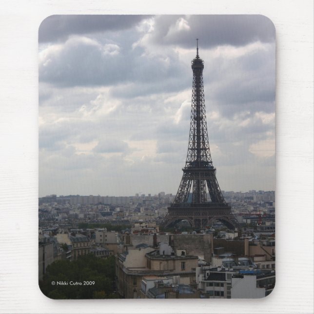 Tapis De Souris Visite Eiffel Mousepad de La (Devant)