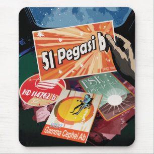 Tapis De Souris Visitez La Première Exoplanète Trouvée À L'Extérie