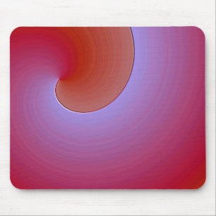 Tapis De Souris vitrage violet orange - abstrait moderne