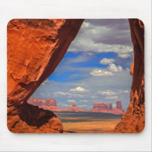 Tapis De Souris Vitrine rocheuse de Monument Valley, AZ