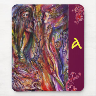 TAPIS DE SOURIS VIVIEN ET MERLIN