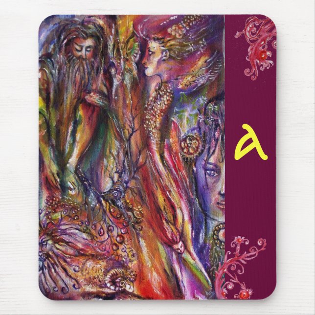 TAPIS DE SOURIS VIVIEN ET MERLIN (Devant)