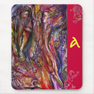 TAPIS DE SOURIS VIVIEN ET MERLIN