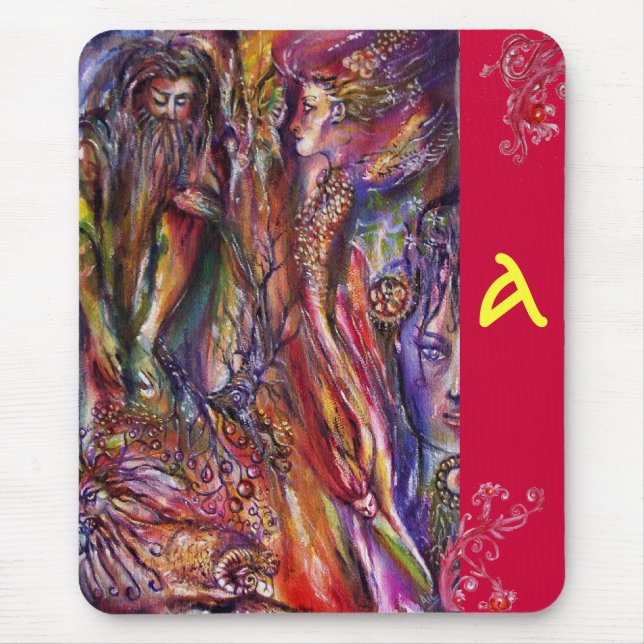 TAPIS DE SOURIS VIVIEN ET MERLIN (Devant)