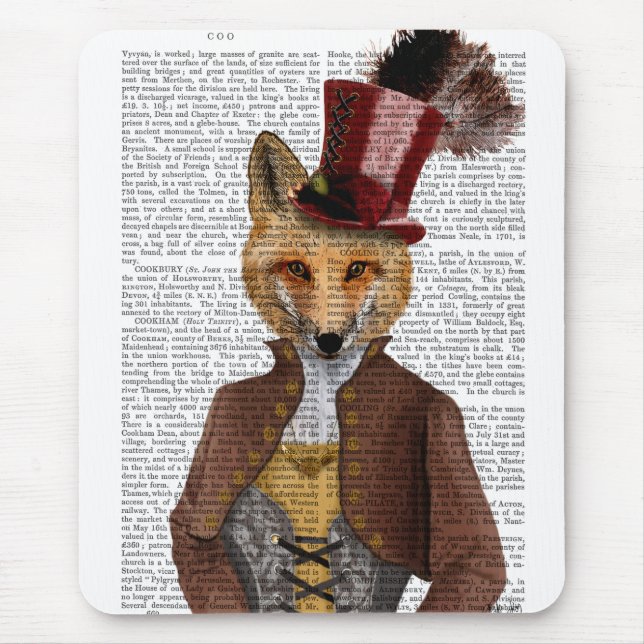 Tapis De Souris Vivienne Steampunk Fox (Devant)