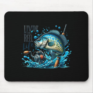 Tapis De Souris Vivre la vie de pêche à la carpe amateurs pêcheur