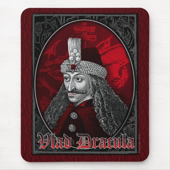 Tapis De Souris Vlad Dracula gothique (Devant)