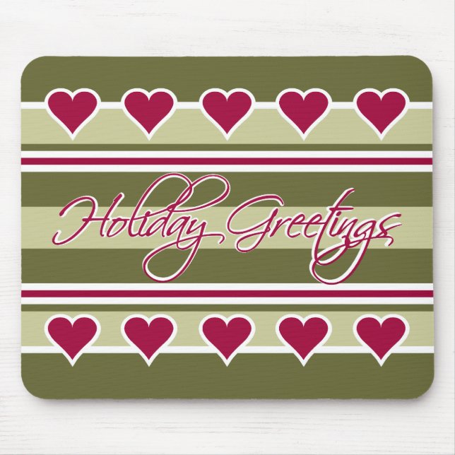 Tapis De Souris Voeux de vacances mousepad (Devant)