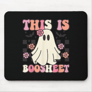 Tapis De Souris Voici Boo-sheet Halloween Ghost Costume Retro Gr