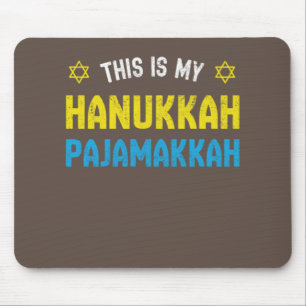 Tapis De Souris Voici Mon Pajamakkah Hanoukka, Funny Happy Hanukk