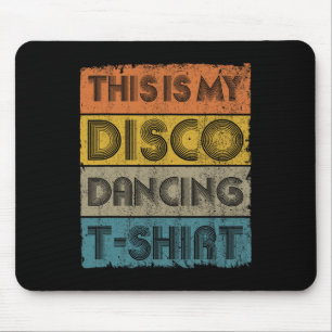 Tapis De Souris Voici My Disco Retro les années 70 80s Music Dance