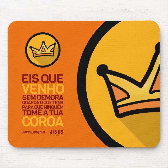 Tapis De Souris Voici que je viens sans tarder (Devant)