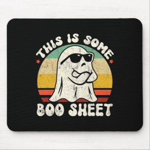 Tapis De Souris Voici Un Cool De Boite Ghost Fun Halloween Co