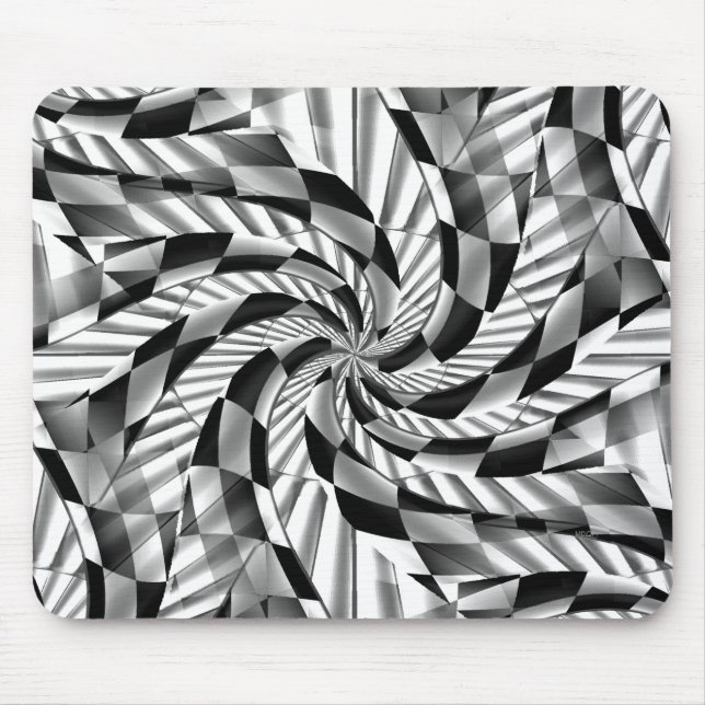 Tapis De Souris Voile Argent... (Devant)