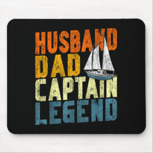 Tapis De Souris Voile voilier rétro vintage mari papa capitaine