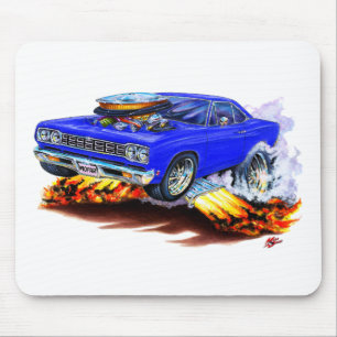 Tapis De Souris Voiture 1968-69 de bleu de Roadrunner
