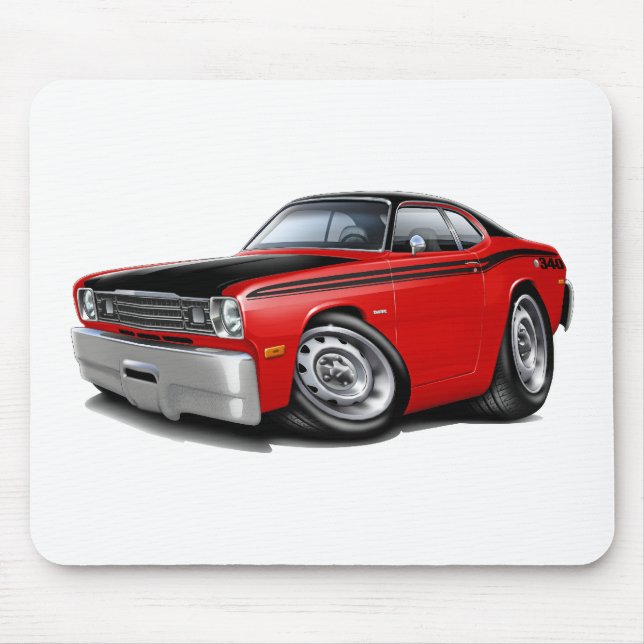 Tapis De Souris Voiture 1970-74 de rouge du chiffon 340 (Devant)