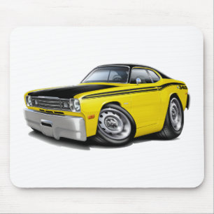 Tapis De Souris Voiture 1970-74 jaune du chiffon 340