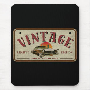 Tapis De Souris Voiture Classique Vintage Édition Limitée Pièces D