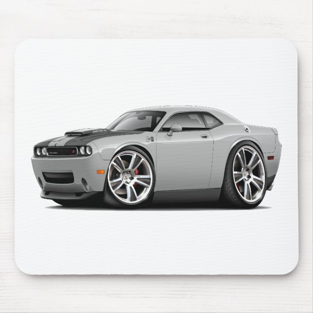Tapis De Souris Voiture d'argent de challengeur de Hurst (Devant)