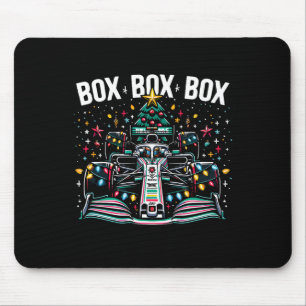 Tapis De Souris Voiture de course Box Box Box Radio Appel Amusant
