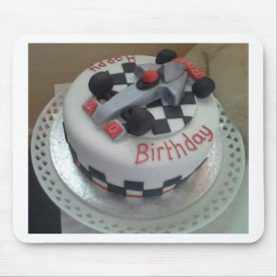 Tapis De Souris voiture de course d'anniversaire heureuse