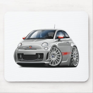 Tapis De Souris Voiture de gris de Fiat 500 Abarth