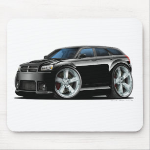 Tapis De Souris Voiture de noir de magnum de Dodge