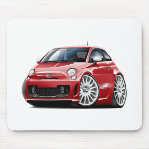 Tapis De Souris Voiture de rouge de Fiat 500 Abarth