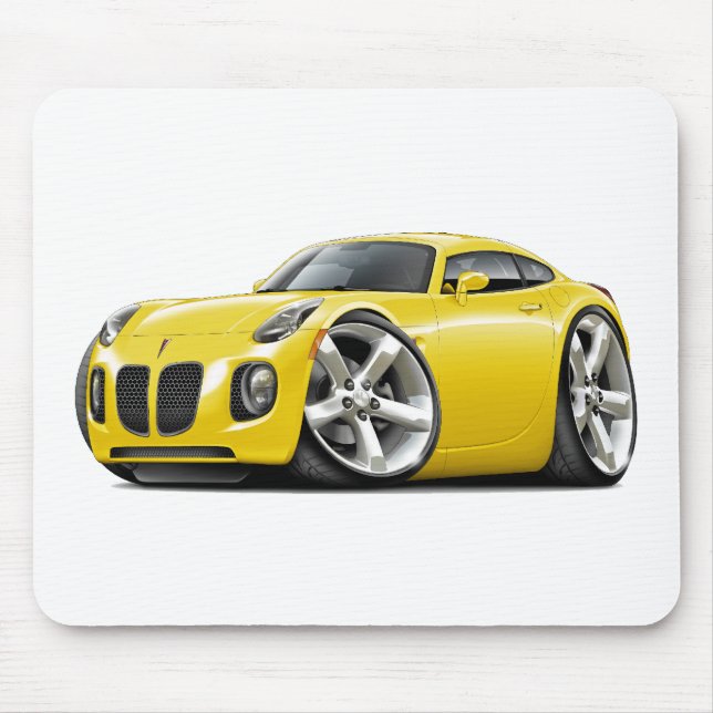 Tapis De Souris Voiture jaune de solstice (Devant)