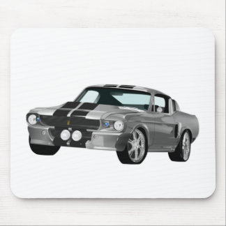 Tapis De Souris Voiture Muscle Argent