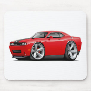 Tapis De Souris Voiture Rouge-Noire du challengeur SRT8