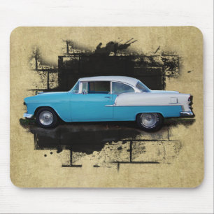 Tapis De Souris Voitures 1955 classiques d'Air de bel de Chevy