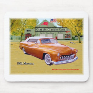 Tapis De Souris Voitures classiques de Cruisin Mercury 1951