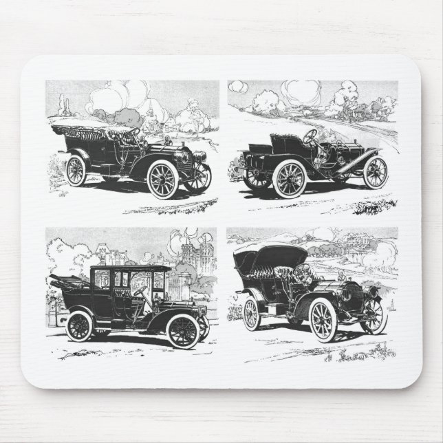 Tapis De Souris Voitures vintage mousepad (Devant)