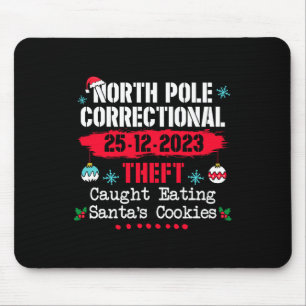 Tapis De Souris Vol correctionnel du pôle Nord pris à manger Père 