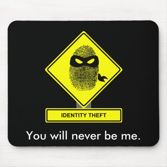 Tapis De Souris Vol d'identité Mousepad (Devant)