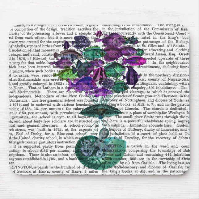 Tapis De Souris Vol Du Ballon À Air Chaud Poisson (Devant)