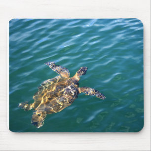 Tapis De Souris Vol Honu Mousepad - tortue de mer verte