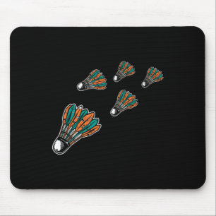 Tapis De Souris Volant Coloré de Badminton Pour Moi Joueur de Badm
