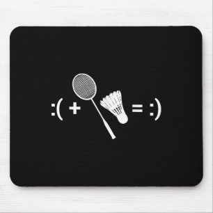 Tapis De Souris Volant d'amour de badminton Raquette Sport Badmint