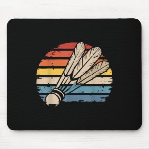 Tapis De Souris Volant de Badminton Coucher de Soleil en détresse 