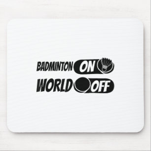 Tapis De Souris Volant de badminton Racket - Team Badminton On Wor