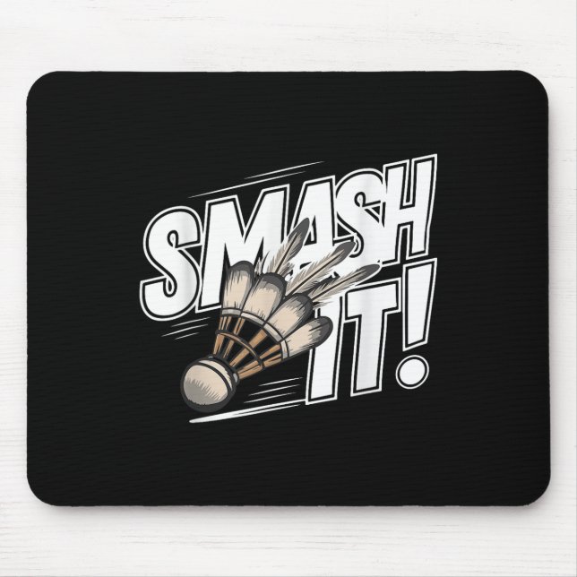 Tapis De Souris Volant de badminton Smash (Devant)