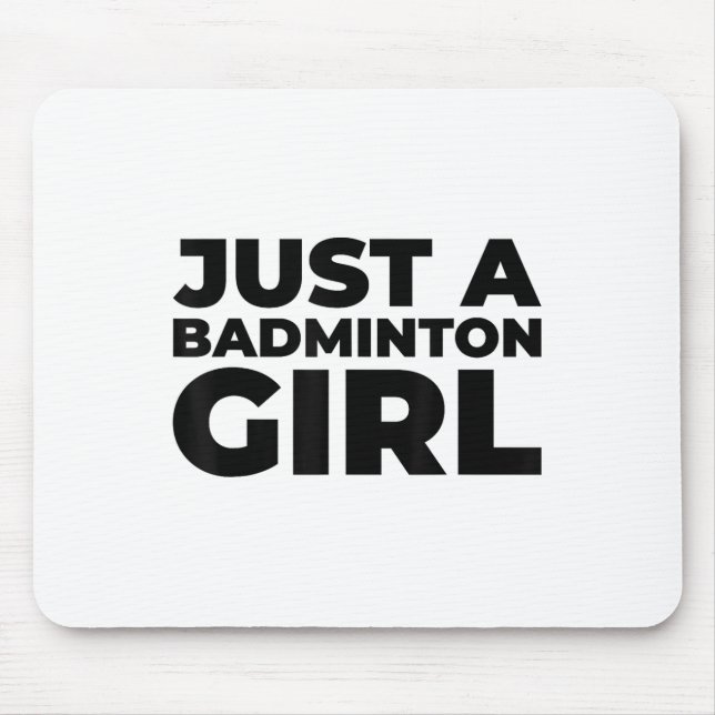 Tapis De Souris Volant de badminton Team Racket - Juste Un Badmint (Devant)
