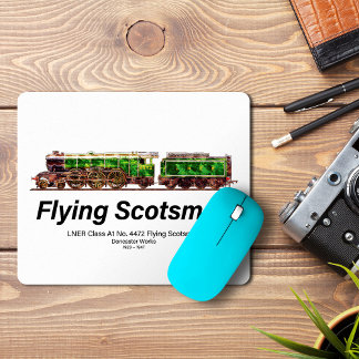 Tapis De Souris Volant Scotsman Steam Train Anglais Locomotive