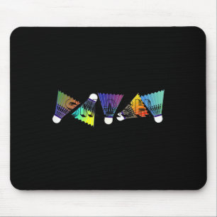Tapis De Souris Volants de badminton colorés