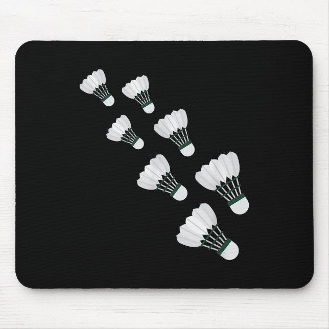 Tapis De Souris Volants de badminton en vol  (Devant)